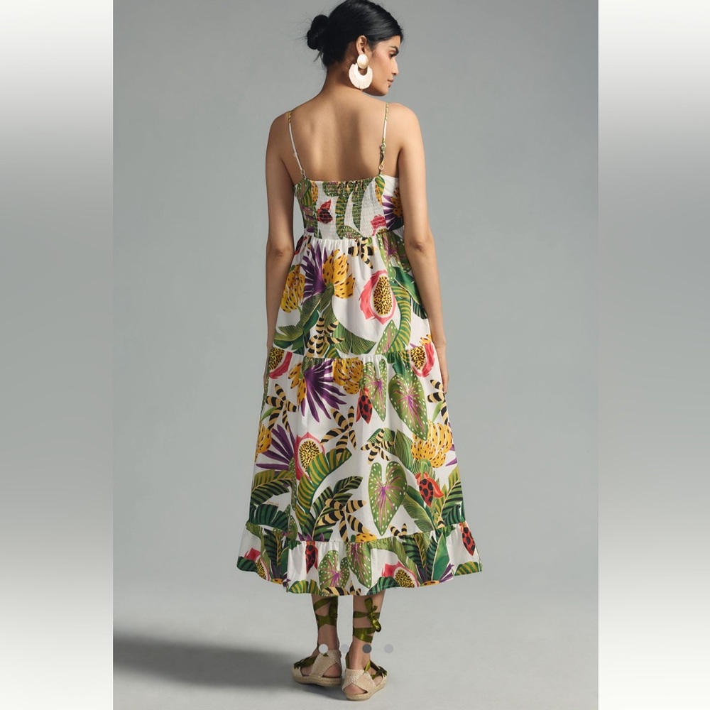 Farm Rio Striped Forest Dress - Picture 4 of 6